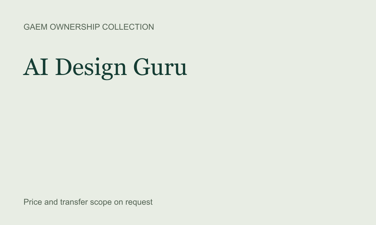 AI Design Guru — product artwork
