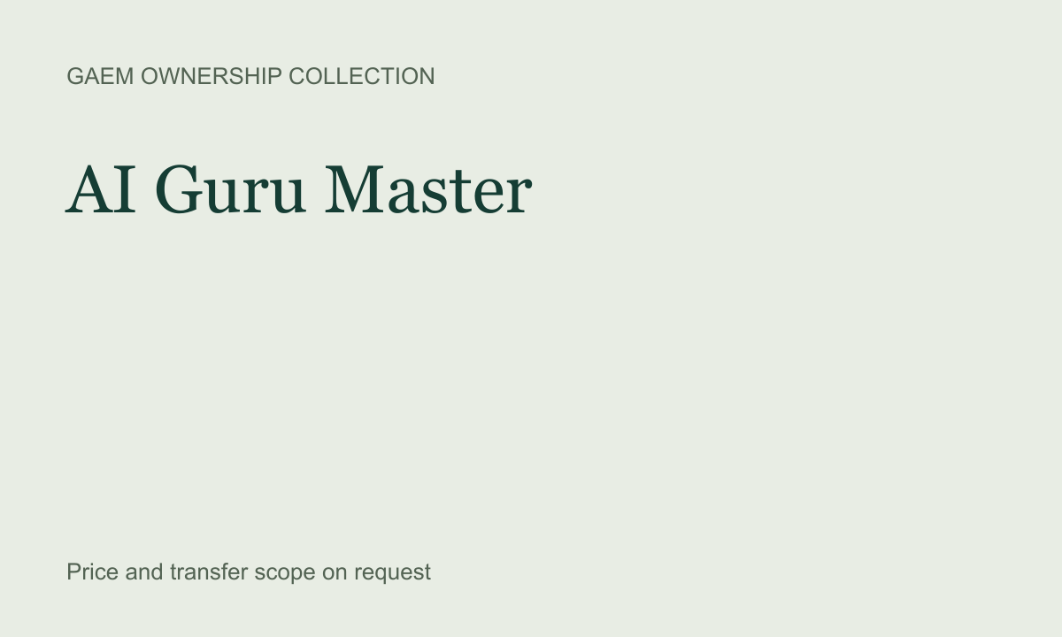 AI Guru Master — product artwork